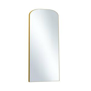 21 in. W x 64 in. H Iron Frame Full Length Mirror in Gold
