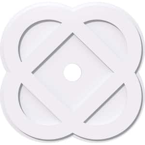1 in. P X 15-1/4 in. C X 38 in. OD X 5 in. ID Charlotte Architectural Grade PVC Contemporary Ceiling Medallion