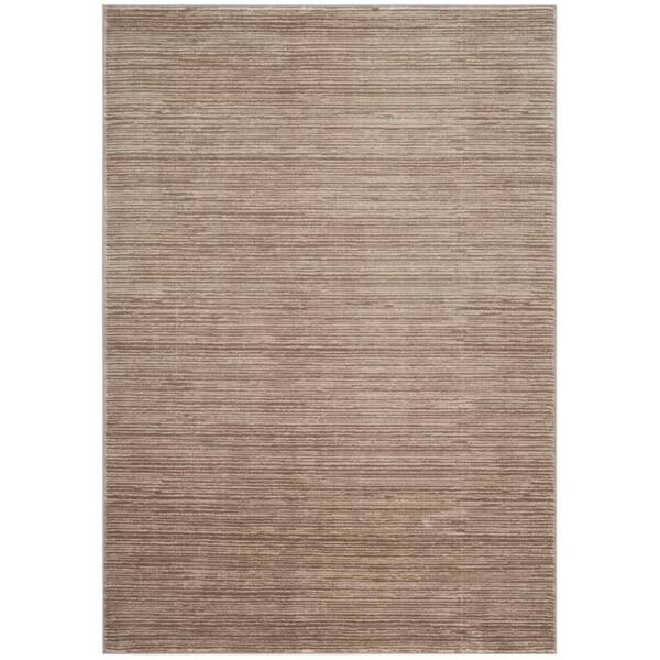SAFAVIEH Vision Light Brown 6 ft. x 9 ft. Solid Marle Area Rug