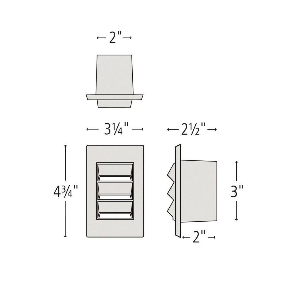 Sleek Bronze Aluminum 12V Outdoor Step Light