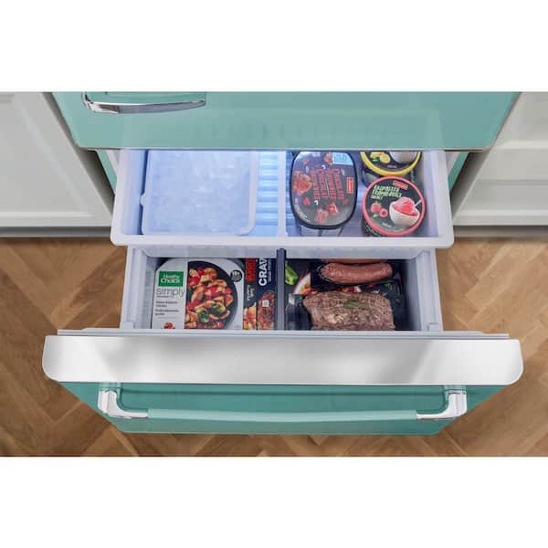 STORE&MORE - Deep airtight fridge/freezer/microwave containers (S) Guzzini,  col. Matt mid blue