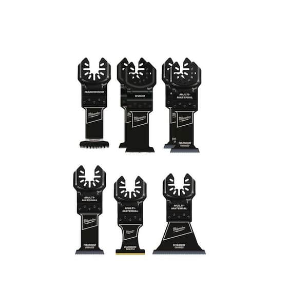 Oscillating Blade Set w/ Japanese Hardwood Blade (5-Piece) & Multi-Material Cutting Blade Set