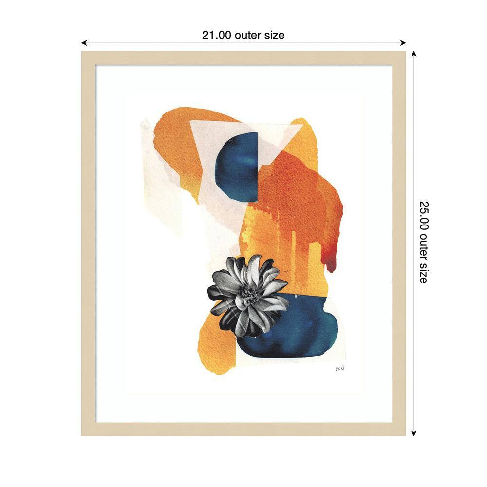 Expressions II Svelte Natural Framed Giclee Print