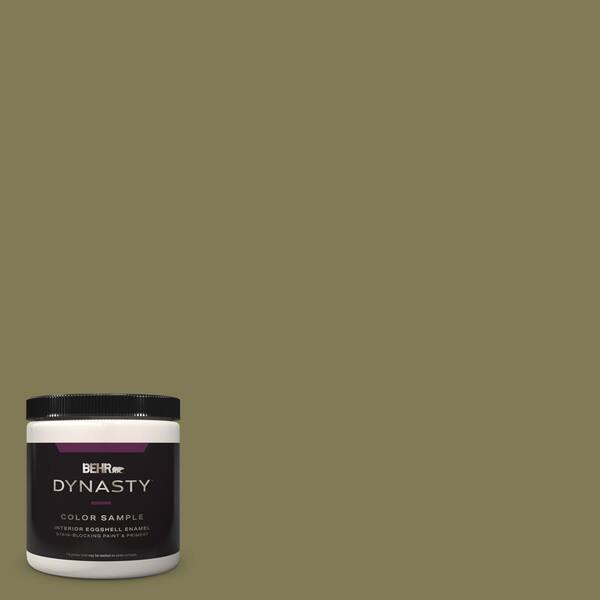 BEHR DYNASTY 8 oz. Home Decorators Collection #HDC-AC-17 Meadowland Eggshell Enamel Stain-Blocking Interior Paint & Primer Sample