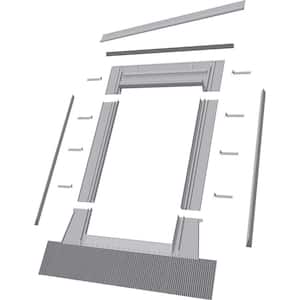 EH-C 46 in. x 46 in. Aluminum High-Profile Tile Roof Flashing Kit for Curb Mount Skylight