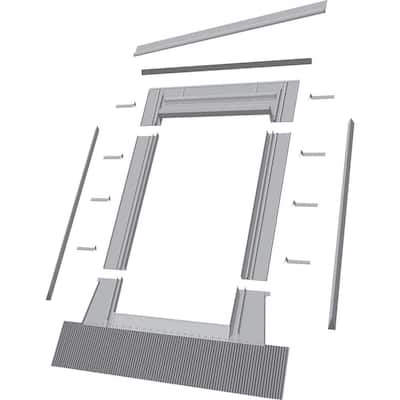 Universal 22.5 in. x 54 in. / 70 in. High-Profile Tile Roof Flashing Kit for Deck Mount Skylight