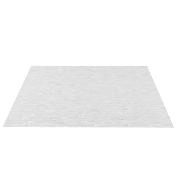 Ivy Hill Tile Mother of Pearl Mini Brick Pattern 11-1/4 in