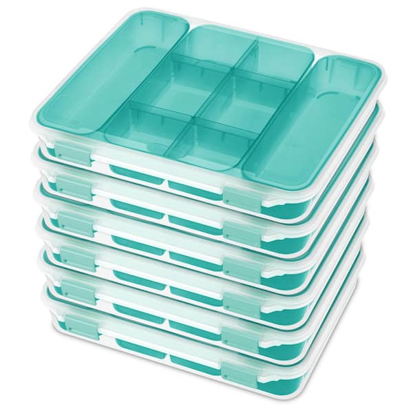 6.0 Qt. Divided Storage Case for Crafting and Hardware (6-Pack) 14028606