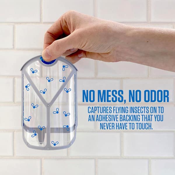 Indoor Flying Insect Trap for Fruit flies, Gnats and House Flies (2 Starter Kits plus 4 Refill Cartridges) Bundle