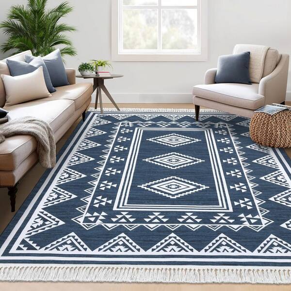 ラグ・カーペット the Apartment blue Lottery Rug sepia Lottery Rug | the Apartment