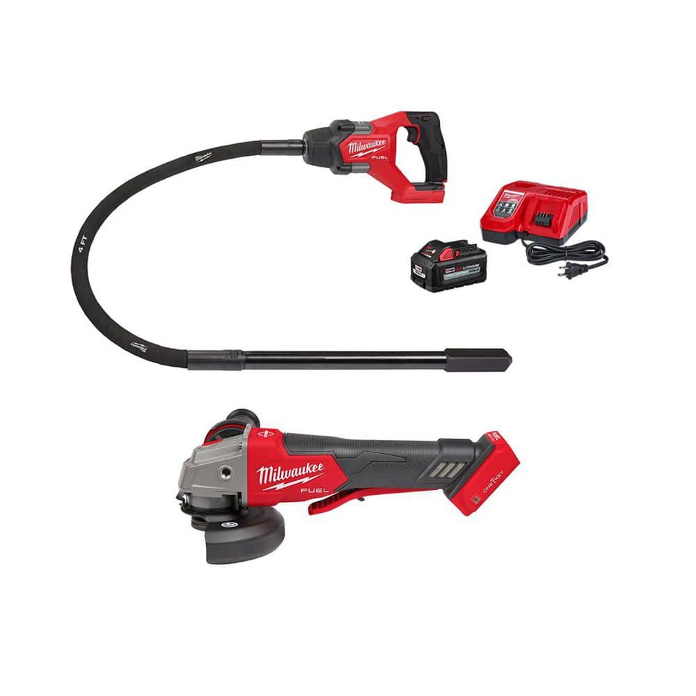 M18 FUEL 18V Lithium-Ion Brushless Cordless 4 ft. Concrete Pencil Vibrator Kit w/ 6.0 Ah Battery & Grinder price history on PriceWatchPro