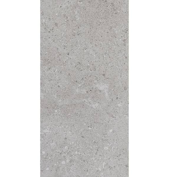 Daltile Adelaide Gray Textured 12 in. x 24 in. Color Body Porcelain Floor and Wall Tile (15.12 sq. ft. / case)