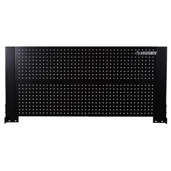 Husky 46 in. Black Steel Pegboard Attachment H46PEGBOARD - The