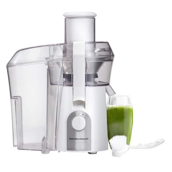 3 in. Big Mouth Large Feed Chute for Whole Fruits and Vegetables, Easy to Clean, Centrifugal Extractor 800W Motor, White