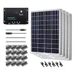 400-Watt 12-Volt Polycrystalline Solar Starter Kit for Off-Grid Solar System