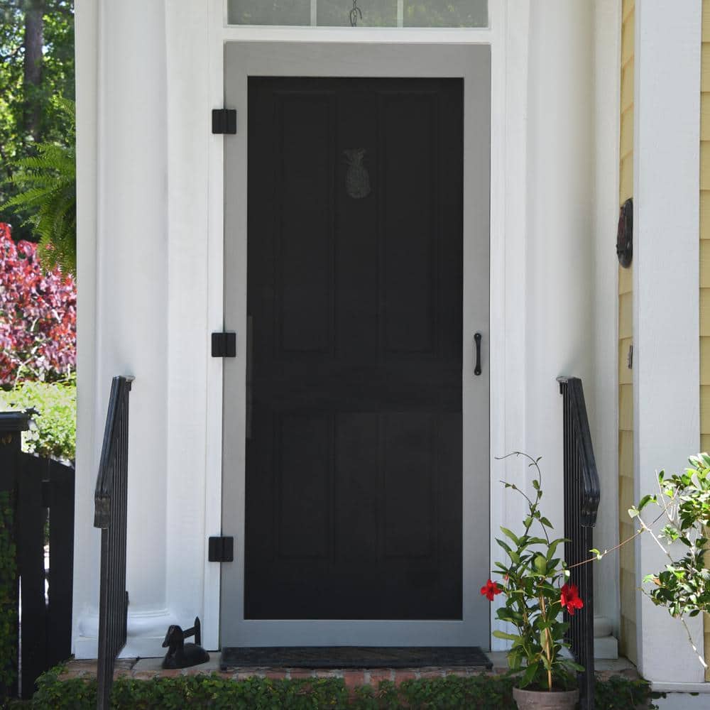 Screen Tight Wood Screen Door The Home Depot