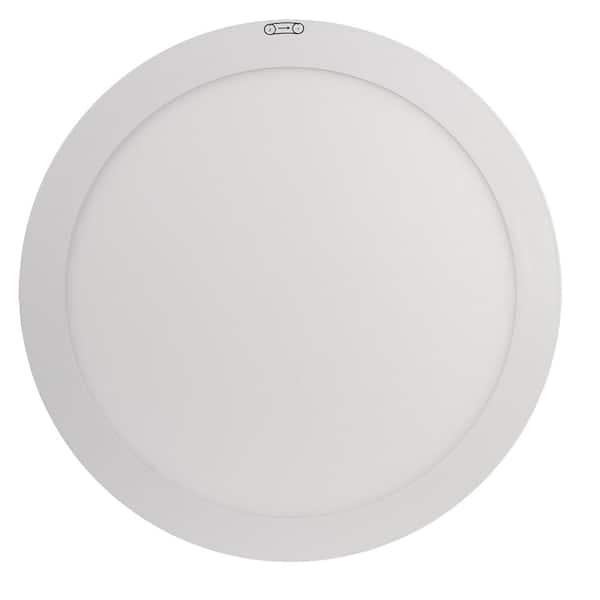 Commercial Electric 15 in. 22.5 Watt White Integrated LED 1650