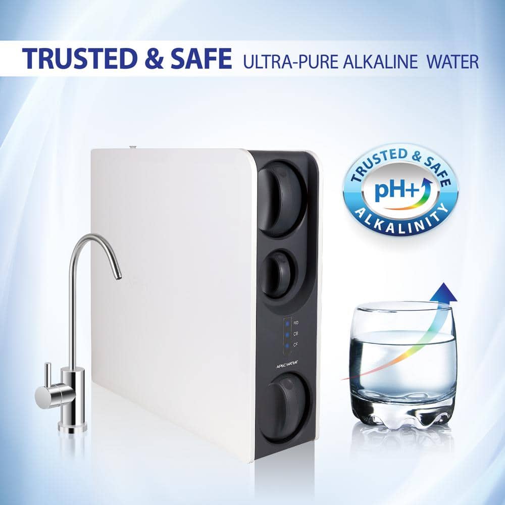APEC White and Black Tankless Reverse Osmosis Water Filtration System