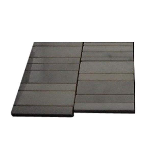 Ivy Hill Tile Piano Keys Pattern Vintage Mayflower White Marble Mosaic Floor and Wall Tile - 3 in. x 6 in. x 8 mm Tile Sample