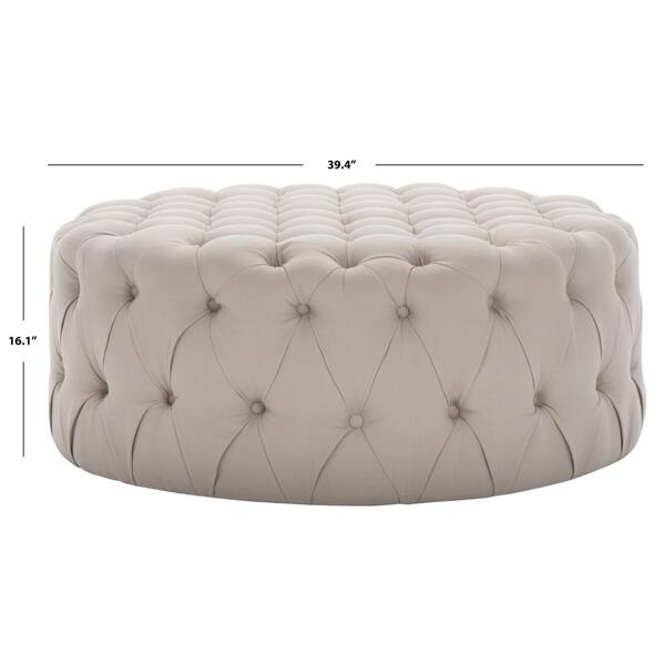 Off white ottoman discount