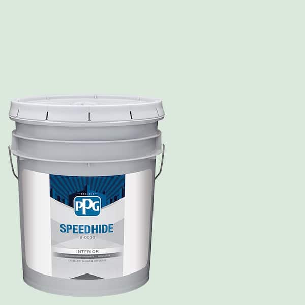 SPEEDHIDE 5 gal. PPG1226-1 Tint Of Green Ultra Flat Interior Paint
