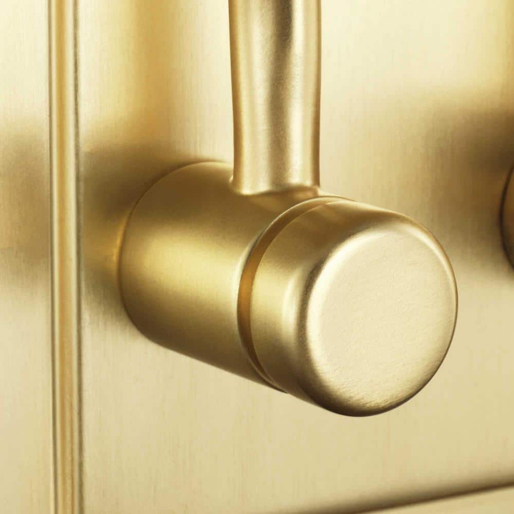Satin Brass Dual Arm Linen Shade Wall Sconce