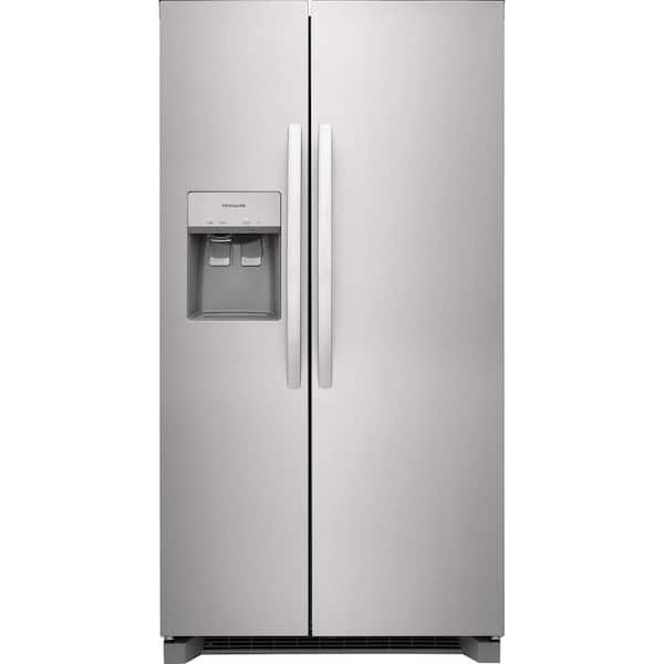 Frigidaire 36.1 in. 22.3 cu. ft. Counter Depth Side-by-Side Refrigerator in Stainless Steel