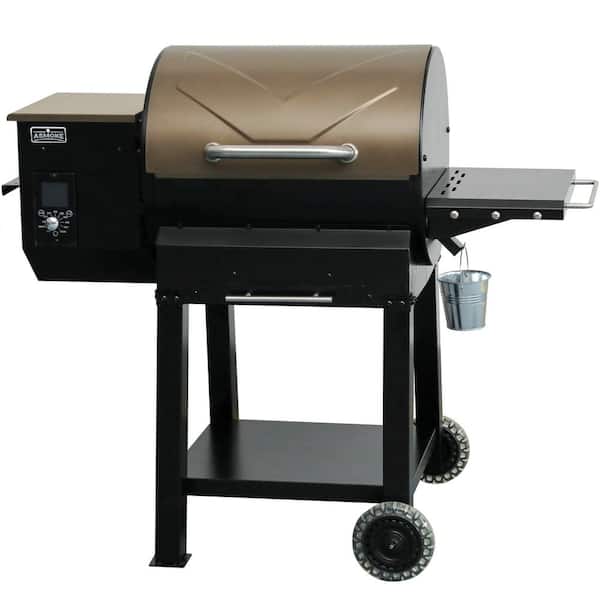 ASMOKE AS550 Wood Pellet Grill Smoker - ASCA System for Extra Tenderness in Meats, Premium Build Quality, 515 sq. in., Bronze