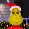 Grinch 9 ft. LED Grinch with Merry Christmas Letters Inflatable 23GM82683 -  The Home Depot