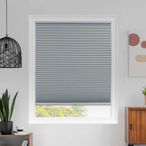 Cut-to-Size Evening Snowfall Cordless Blackout Polyester Cellular Shades 31 in. W x 48 in. L