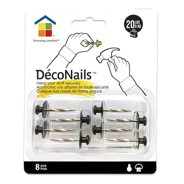 Under The Roof Decorating 0.5 in. Small Head Deco Nails (8-Pack)
