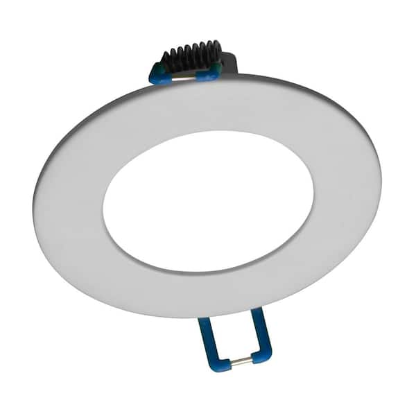 NICOR 3 in. Round 2700K Remodel IC-Rated Recessed Integrated LED Edge Lit Downlight Kit