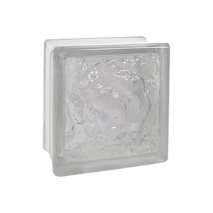 3 in. Thick Series 6 in. x 6 in. x 3 in. (10-Pack) Ice Pattern Glass Block (Actual 5.75 x 5.75 x 3.12 in.)