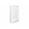 48 in. White with 4-Storage Shelves Composite Bookcase HD7059 - The ...