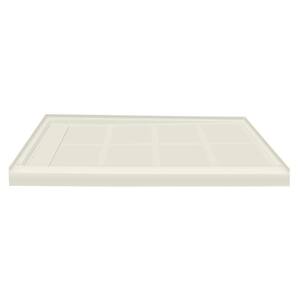 Linear 36 in. L x 60 in. W Single Threshold Alcove Shower Pan Base with Left Drain in Cameo