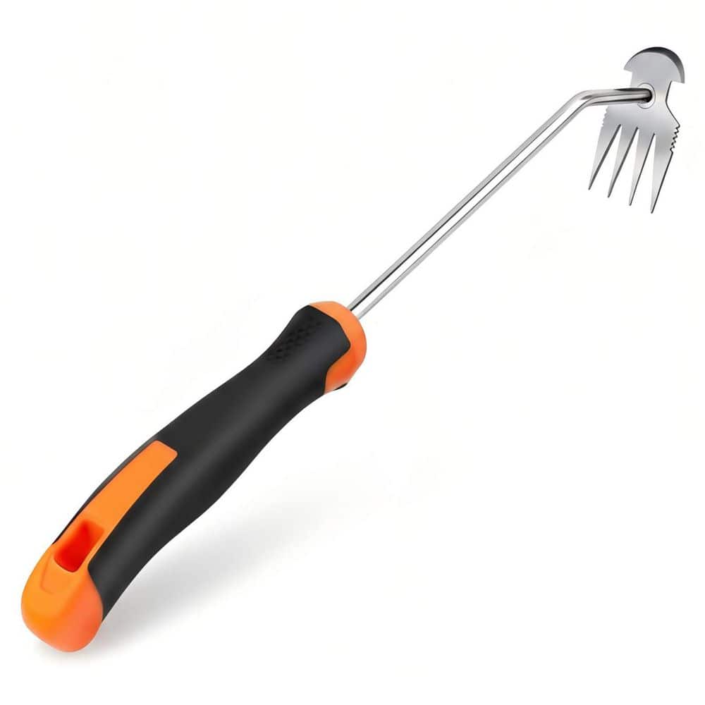 13 in. Weeder Portable Four-Tined Rubber Handle Crevice Uprooting Garden Tool Set for Weed Removal price history on PriceWatchPro