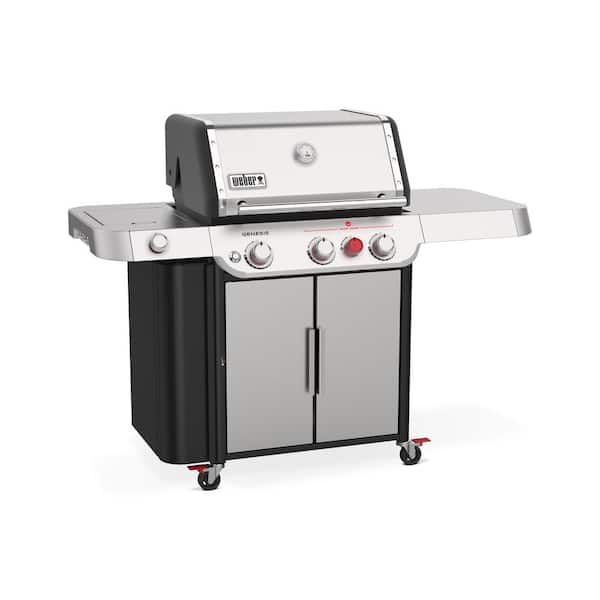 Weber Genesis® Gas Grill, Stainless Steel with Premium Included 18438 - The Home Depot