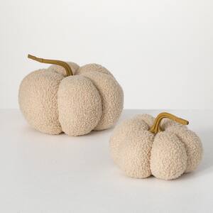 Southern Living Festive Fall Collection Boucle Pumpkins Square Pillow