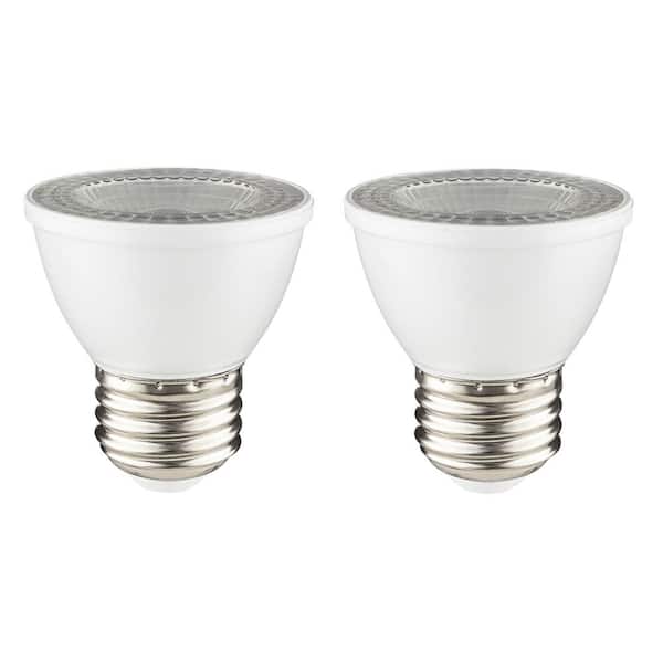 Sunlite 60-Watt Equivalent MR16 ETL Listed and Dimmable E26 Base LED Light Bulb in Warm White 2700K (2-Pack)