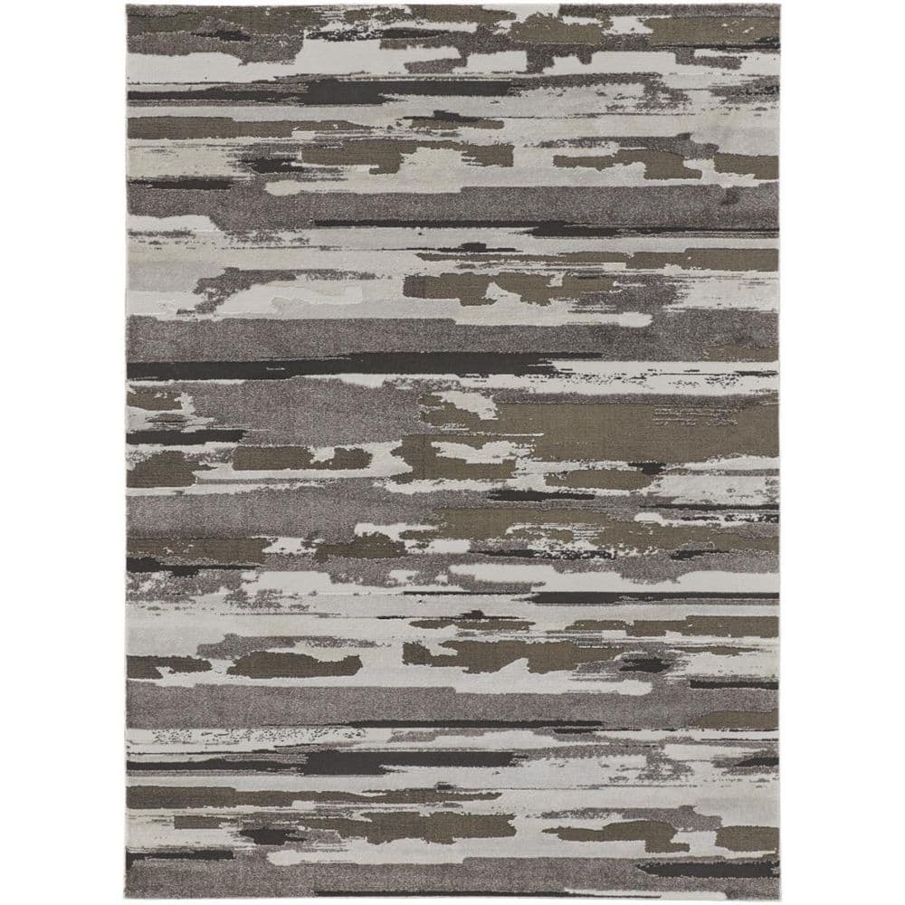 10 x 14 Gray, Ivory Abstract Area Rug price history on PriceWatchPro