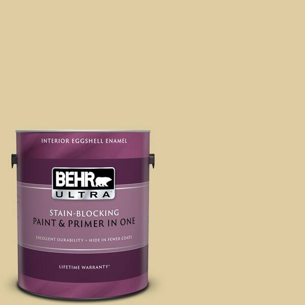 BEHR ULTRA 1 gal. #UL180-10 Mojito Eggshell Enamel Interior Paint and Primer in One