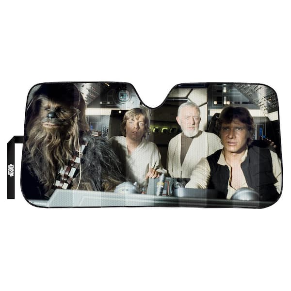Plasticolor Star Wars Millennium Falcon Accordion Windshield Sunshade
