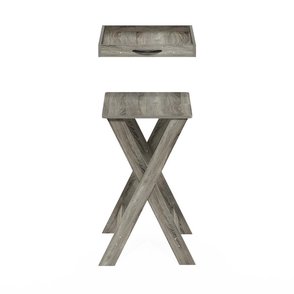 French Oak Classic Removable Tray Outdoor Tray Table