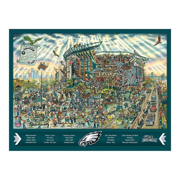 YouTheFan NFL Philadelphia Eagles Joe Journeyman Puzzle 9029618