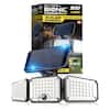 Bell+Howell Bionic Deluxe White Solar-Powered LED Floodlight With Motion Detector And Remote