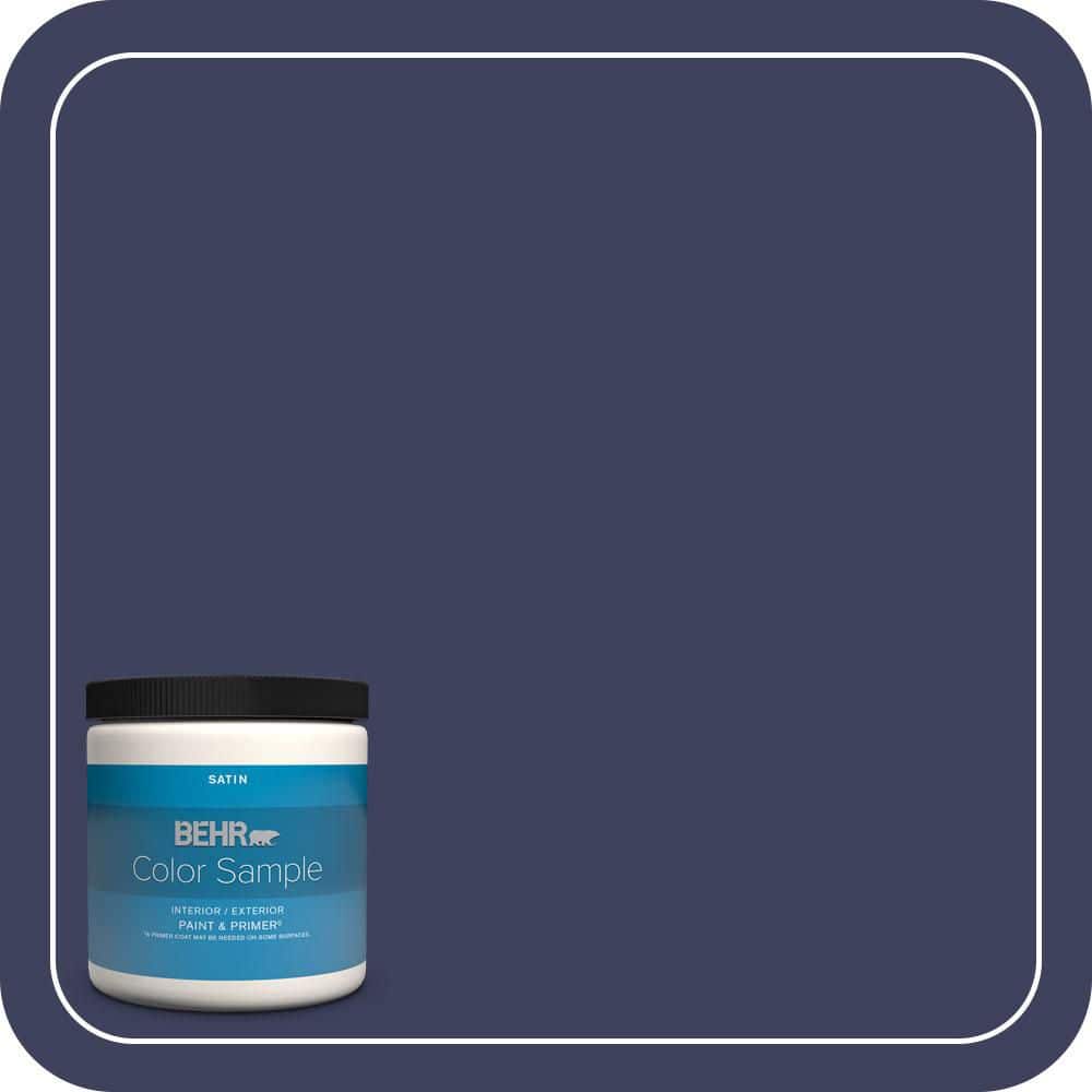8 oz. Home Decorators Collection #HDC-MD-01 Majestic Blue Satin Enamel Interior/Exterior Paint & Primer Color Sample price history on PriceWatchPro