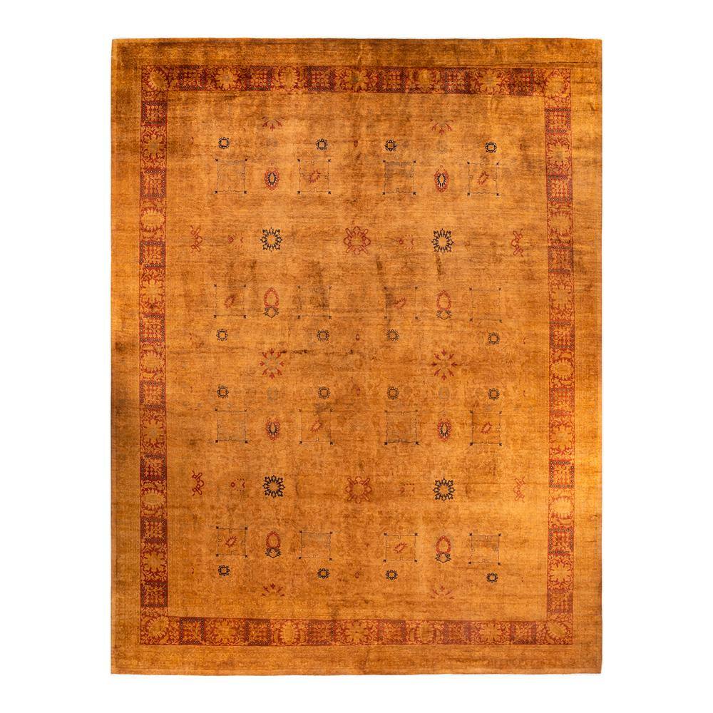 Fine Vibrance Yellow - 12 ft. 4 in. x 16 ft. 0 in. Handmade Area Rug price history on PriceWatchPro