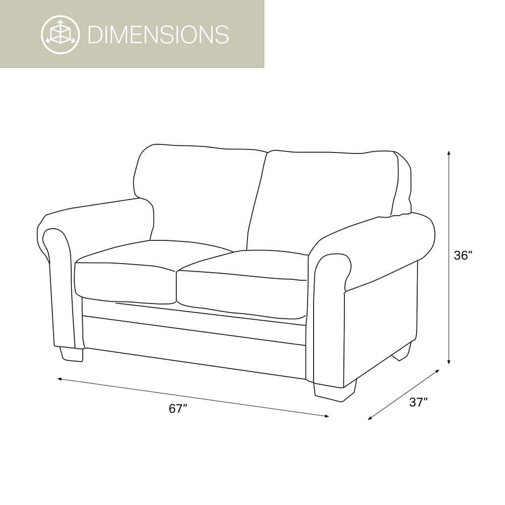 Sierra Lodge Brown Faux Leather Tufted Loveseat with Nailhead Accents