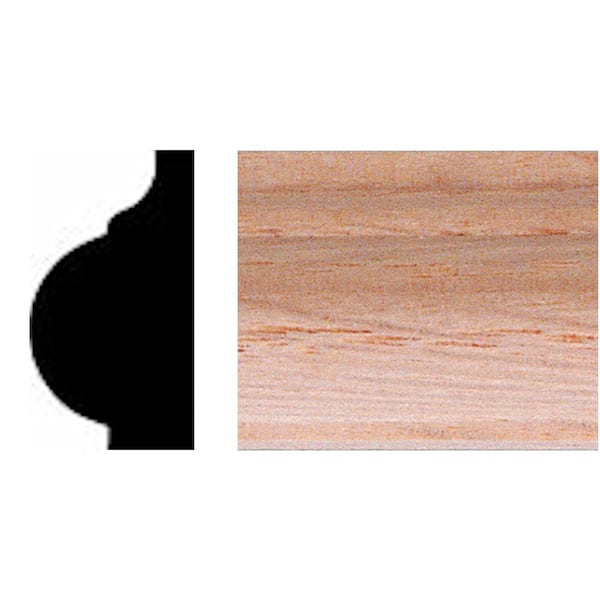Unbranded 5/8 in. x 1-1/4 in. x 84 in. Oak Panel Moulding