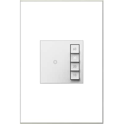 Legrand adorne Paddle 15 Amp Single-Pole/3-Way Switch, White ASPD1532W8